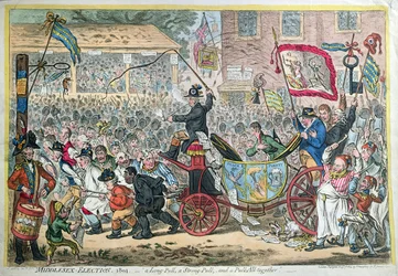 Middlesex Election, 1804, or A Long Pull, a Strong Pull, and a Pull Alltogether, published by Hannah Humphrey in 1804